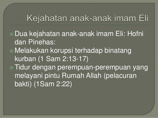 Korupsi Dalam Alkitab