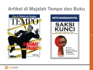 2 
Artikel di Majalah Tempo dan Buku 
 