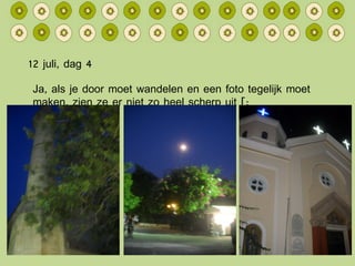 12 juli, dag 4 Ja, als je door moet wandelen en een foto tegelijk moet maken, zien ze er niet zo heel scherp uit [: 