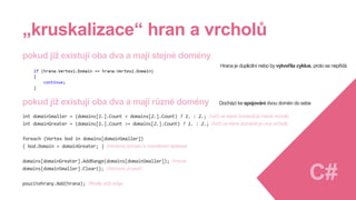 Datové struktury 1
C#
Vrchol
Hrana
Graf
 