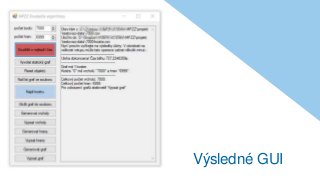 Výsledné GUI
 