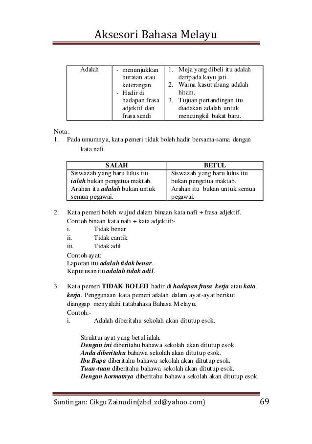 Kosa Kata Dan Ungkapan Menarik Bahasa Melayu SPM