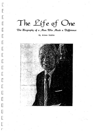 Kosaku Nao: Biography of a Man who made a Difference