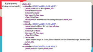 References
(highly encouraged)
 