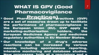 GOOD PHARMACOVIGILANCE PRACTICES | PPT