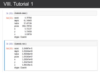VII. Tutorial #1: loop
 