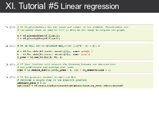 XI. Tutorial #5 Linear regression
 