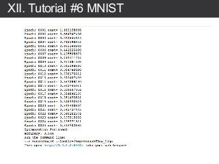 XII. Tutorial #6 MNIST
 