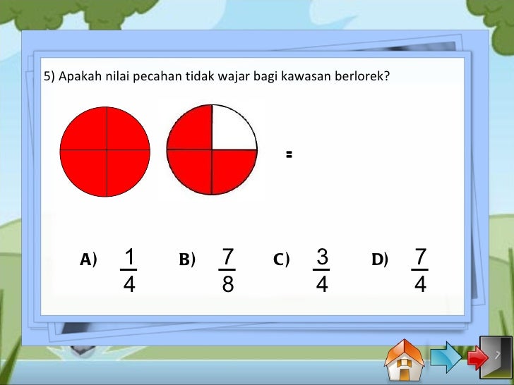 Koswer matematik tahun 4 (pecahan)