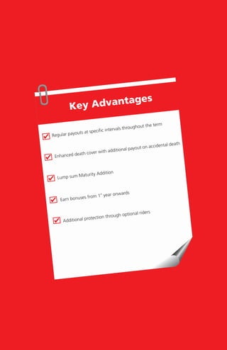 E-Brochure for Kotak Premier Moneyback Plan