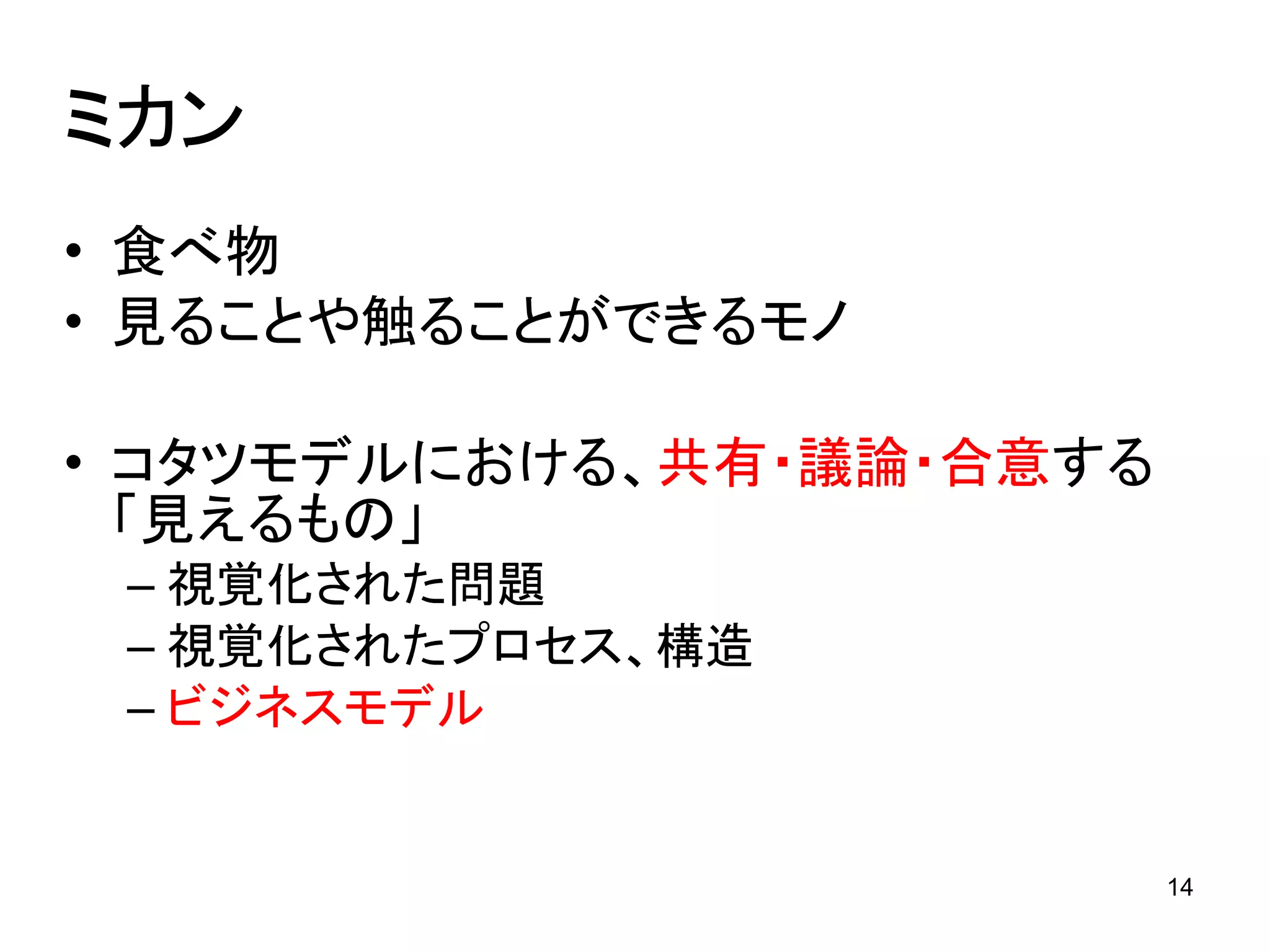 Kotatsu-Model in Openthology