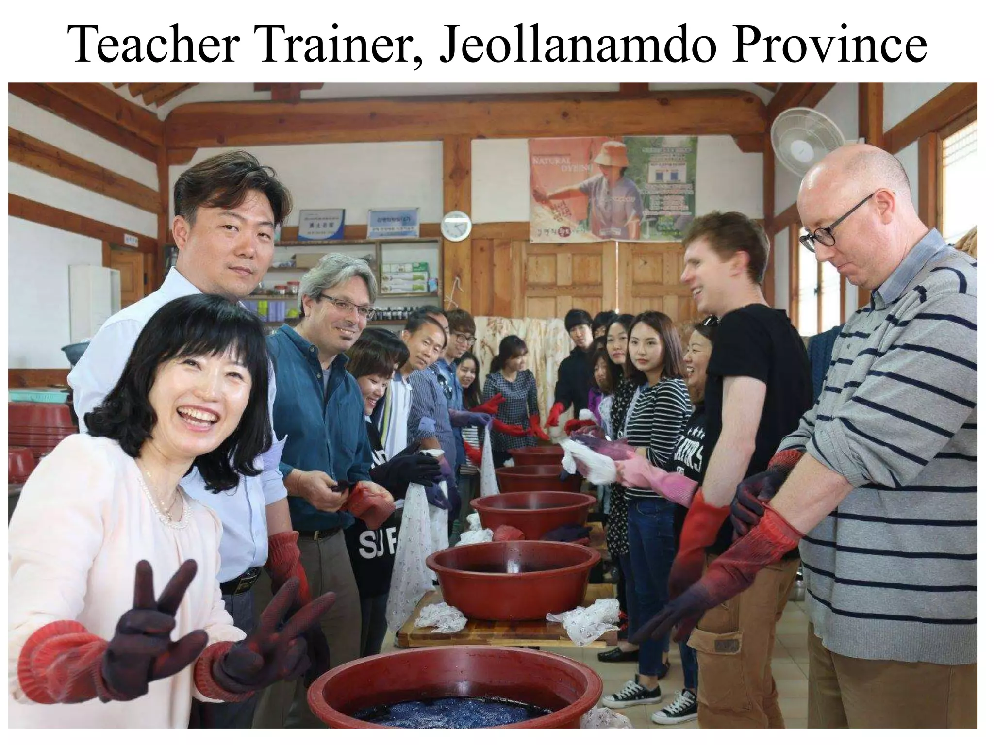Teacher Trainer, Jeollanamdo Province
 