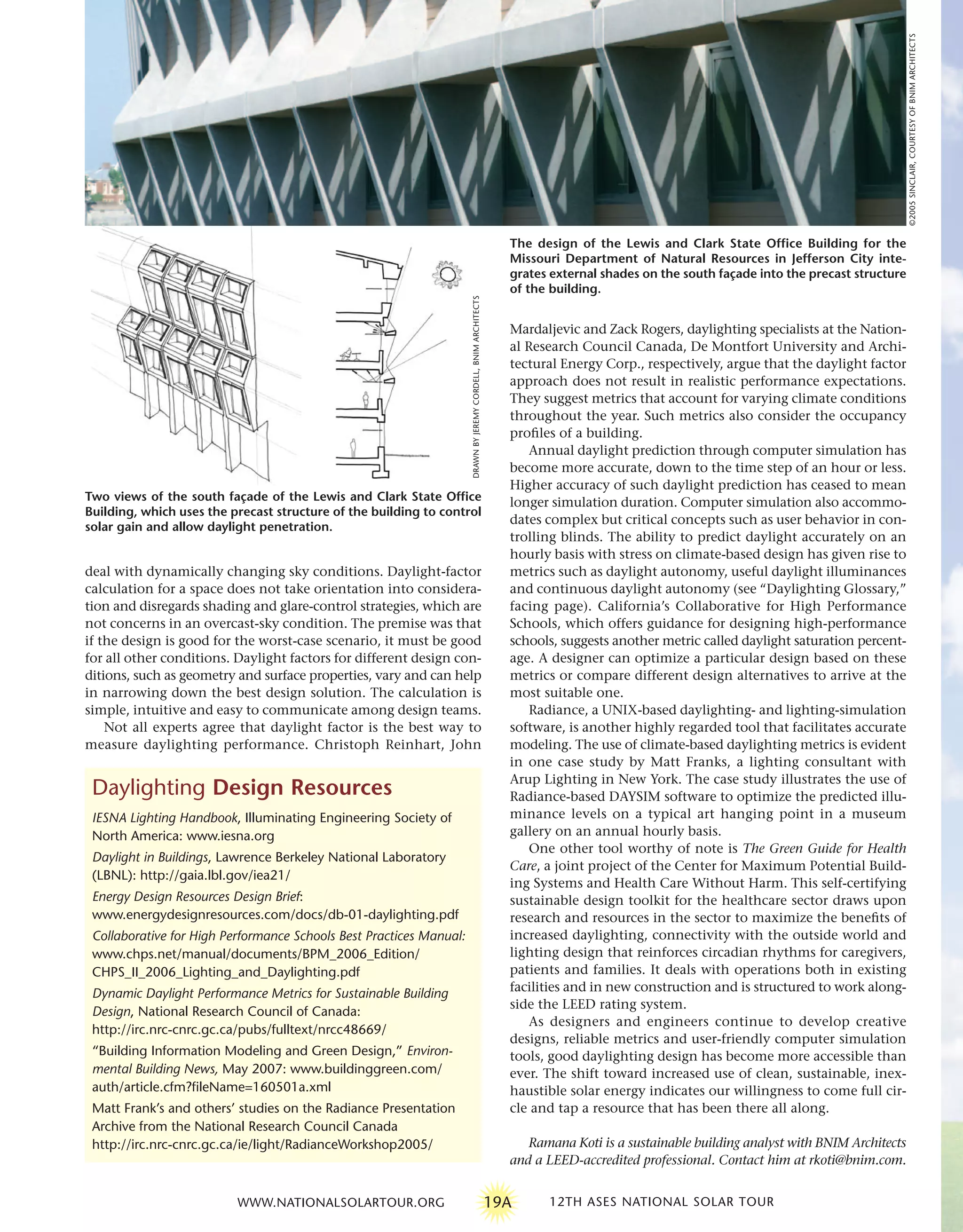 Daylit Spaces, Productive Places