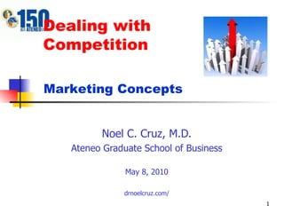 Dealing with  Competition Noel C. Cruz, M.D. Ateneo Graduate School of Business May 8, 2010 drnoelcruz.com/ Marketing Concepts 