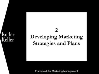 Framework for Marketing Management
2
Developing Marketing
Strategies and Plans
1
 