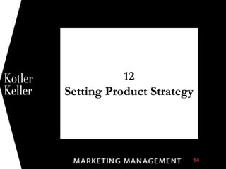 12
Setting Product Strategy
1
 