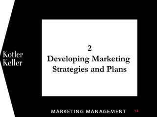 2 
Developing Marketing 
Strategies and Plans 
1 
 