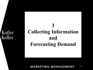 3 
Collecting Information 
and 
Forecasting Demand 
1 
 