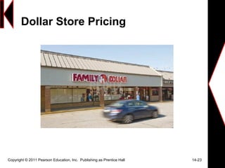 Dollar Store Pricing
Copyright © 2011 Pearson Education, Inc. Publishing as Prentice Hall 14-23
 