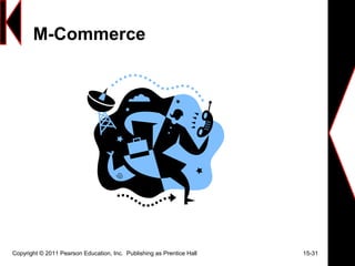 M-Commerce
Copyright © 2011 Pearson Education, Inc. Publishing as Prentice Hall 15-31
 