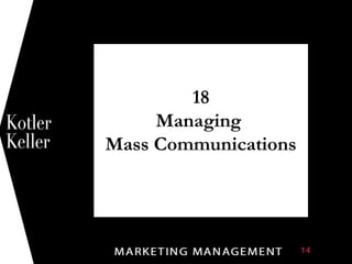 18
Managing
Mass Communications
1
 