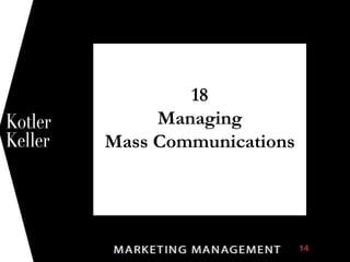 18
Managing
Mass Communications
1
 