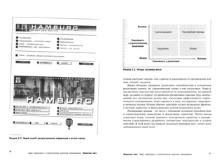 Рисунок 5.3. Четыре состояния места


                                                                                         планов наступает надлом, они сдаются и увольняются из организации или
                                                                                         даже уезжают насовсем.
                                                                                            Игроки обладают прекрасно развитыми способностями в отношении
                                                                                         реализации планов, но стратегический талант у них отсутствует. Удача и
                                                                                         чрезвычайно тяжелый труд могут принести им некоторый успех, по крайней
                                                                                         мере, на какой-то период. Со временем чрезвычайно тяжелый труд, необхо­
                                                                                         димый для достижения успеха при отсутствии эффективного страте­
                                                                                         гического планирования, может привести к тому, что персонал «перегорит»
                                                                                         и начнется текучка. Игроки обычно действуют на всех возможных фронтах,
                                                                                         а целевой маркетинг и фокусирование усилий встречаются редко.
                                                                                            Расширяющие границы - это места с одинаково сильными способностями
                                                                                         к стратегическому мышлению и реализации стратегий. Почти всегда
                                                                                         существует лидер, готовый защищать долгосрочную стратегию и одновре­
                                                                                         менно стимулировать разработку конкретных подстратегий и планов
                                                                                         действий. В этой книге мы привели несколько примеров мест, лучше всего
                                                                                         добивающихся своей цели.



Рисунок 5.2. Новый способ распространения информации о жизни города




158
                Аудит территории и стратегическое рыночное планирование Маркетинг мест                                                                            159
                                                                                         Маркетинг мест Аудит территории и стратегическое рыночное планирование
 