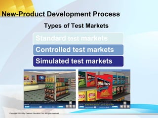 New-Product Development Process
Types of Test Markets
Standard test markets
Controlled test markets
Simulated test markets
Copyright ©2014 by Pearson Education, Inc. All rights reserved
 