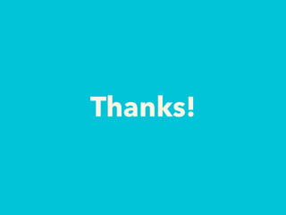 Thanks!
 