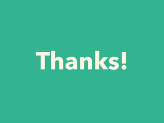 Thanks!
 