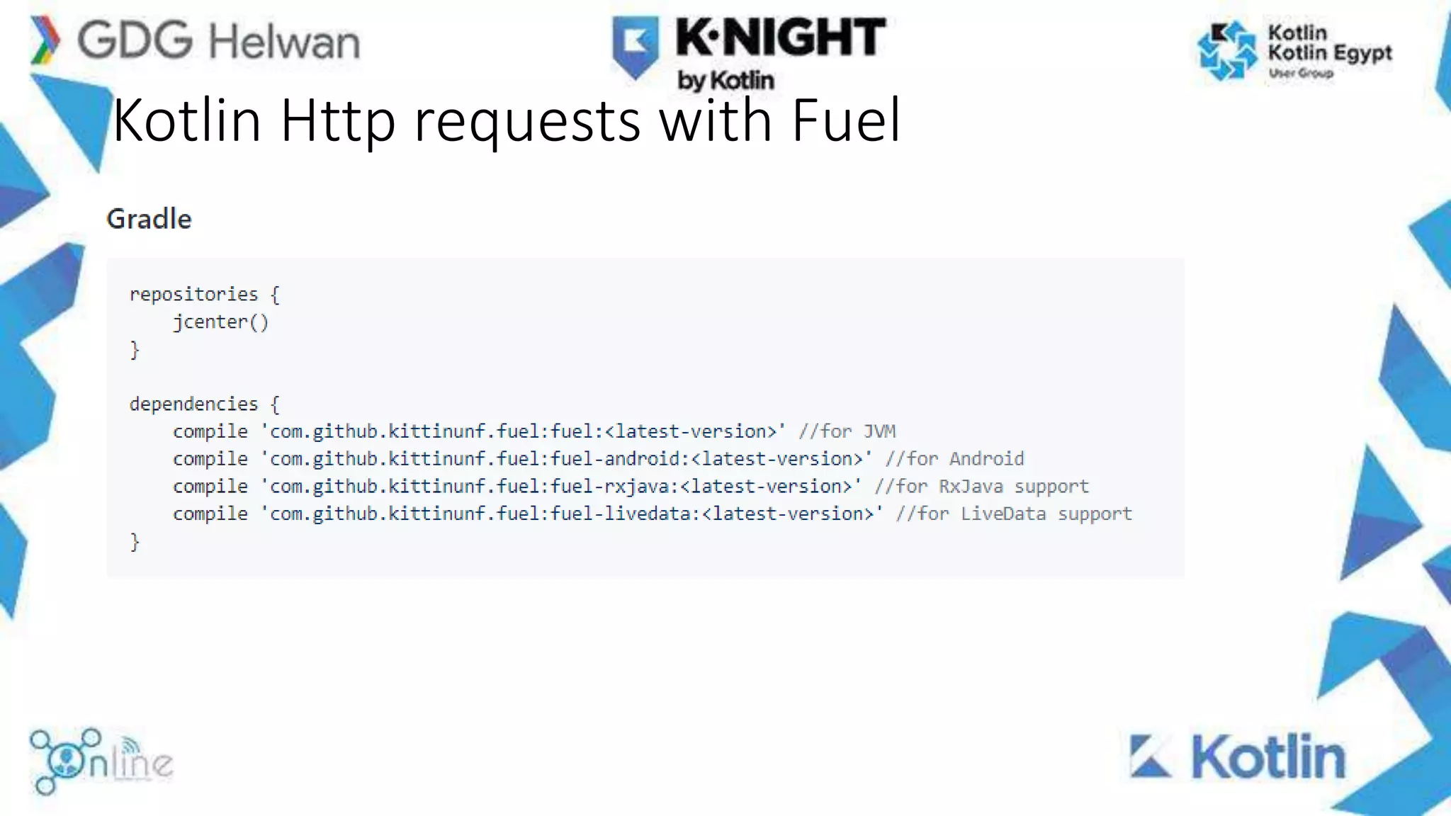 Kotlin Http requests with Fuel
 