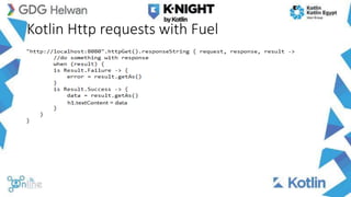 Kotlin Http requests with Fuel
 