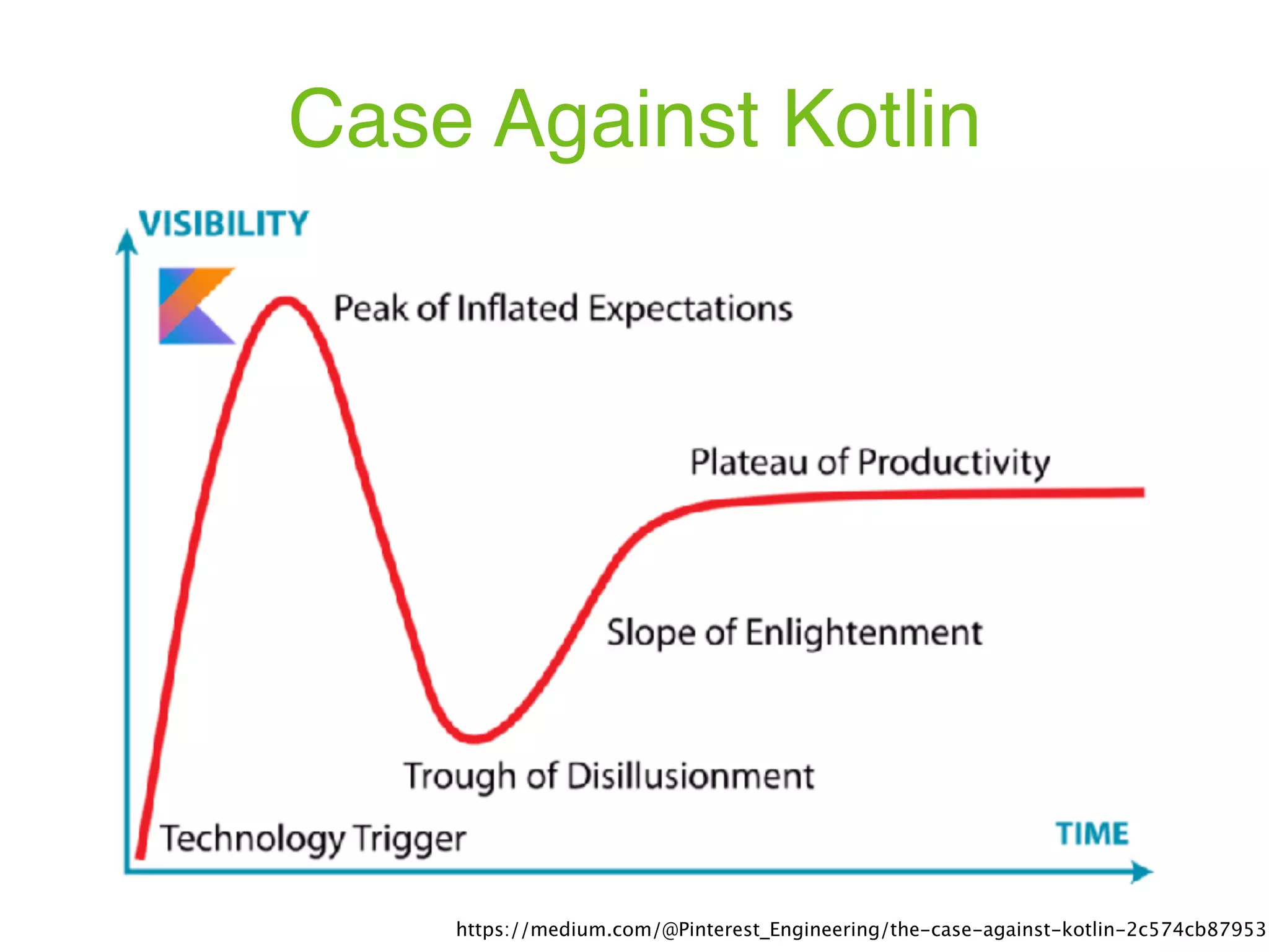 Case Against Kotlin https://medium.com/@Pinterest_Engineering/the-case-against-kotlin-2c574cb87953 