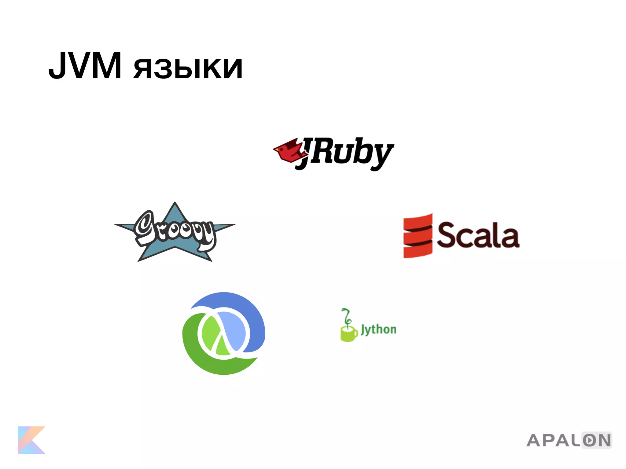 JVM языки
 