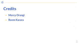 ⬝ Mercy Orangi
⬝ Reem Karara
3
0
Credits
 