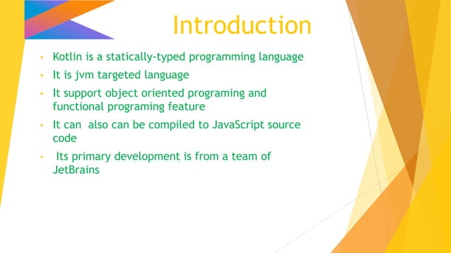 Kotlin Language powerpoint show file | PPSX