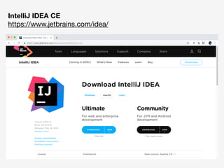 IntelliJ IDEA CE 
https://www.jetbrains.com/idea/
 