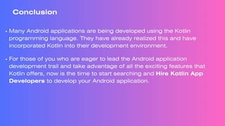 Why you Should use Kotlin for Android Development | PPT