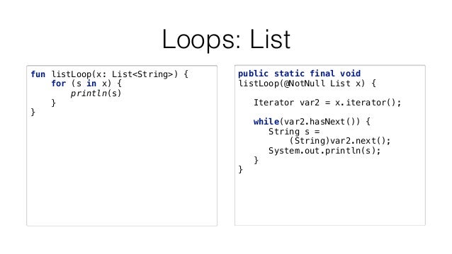 kotlin for loop range kotlin for loop range
