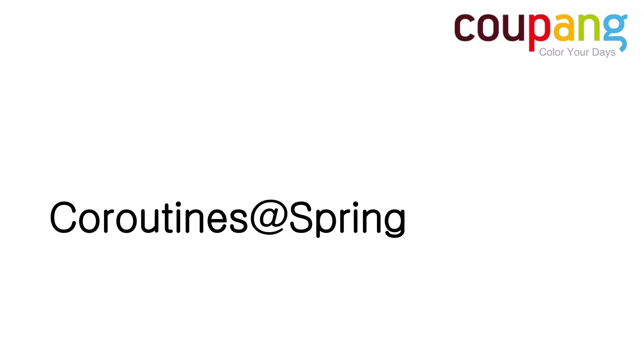 Coroutines@Spring 