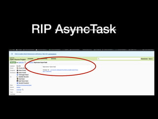 RIP AsyncTaskRIP AsyncTask
 