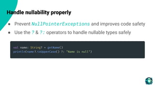 Nullability Top 10 Exception Handling best practices in Kotlin | PDF