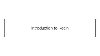 Kotlin Fundamentals | PDF