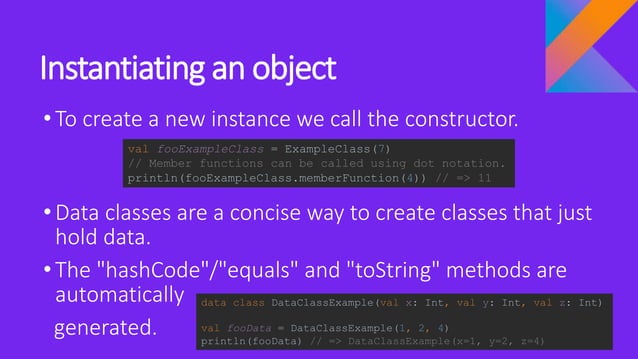 Introduction to Kotlin for Android developers | PPT