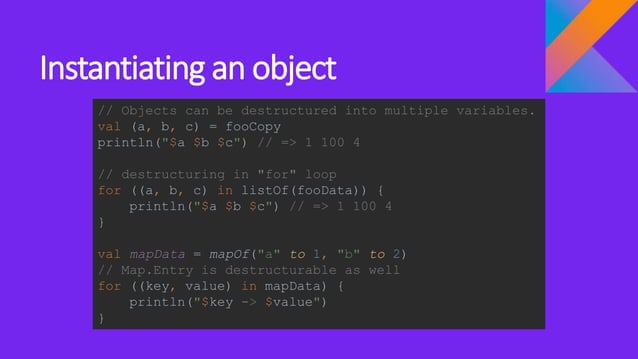 Introduction to Kotlin for Android developers | PPT