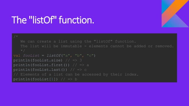 Introduction to Kotlin for Android developers | PPT