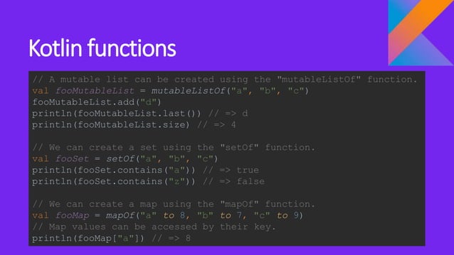 Introduction to Kotlin for Android developers | PPT