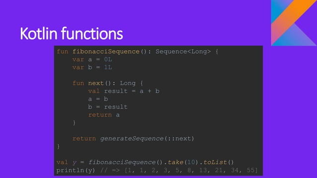 Introduction to Kotlin for Android developers | PPT
