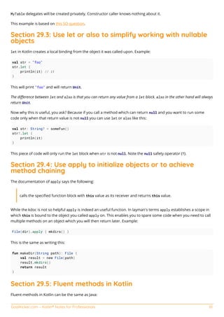 Kotlin notes for professionals | PDF