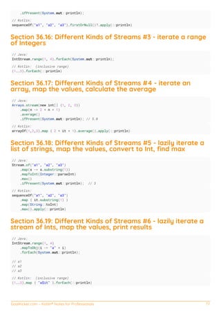 Kotlin notes for professionals | PDF